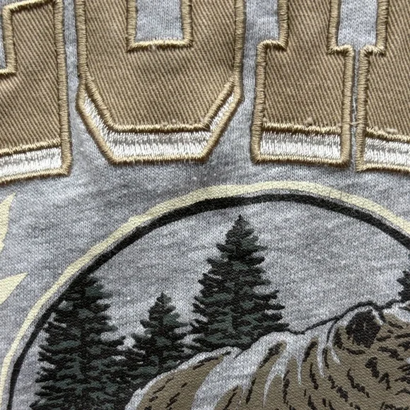 2/$25 SWS Athletics Colorado Bear Graphic Crewneck Sweatshirt Heather Grey Small - Picture 8 of 9